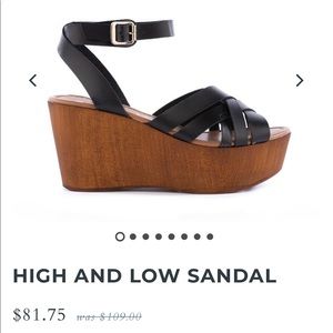 Black and Tan Wedges
